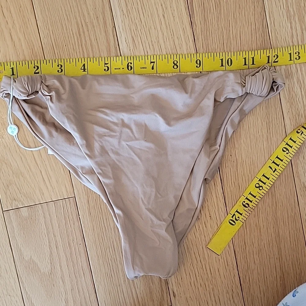 Frankie's Bikinis Classic Tan Bikini  Carrie Bandue Top And Monica Cheeky Bottom